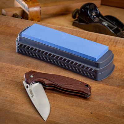 Image showing 5 th Smith's 6 in. DualGrit Double-Sided Sharpening Stone