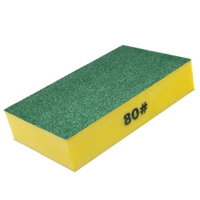 Image showing  3 in. x 5 in. 80 Grit Medium Gator Premium Sanding Sponge