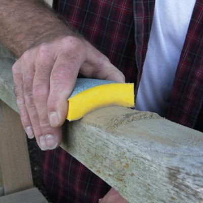 Image showing  3 in. x 5 in. 80 Grit Medium Gator Premium Sanding Sponge