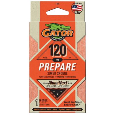 Big Gator Tools 120 Grit Gator Premium Sanding Super Sponge