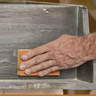 Image showing  3 in. x 5 in. 120 Grit Gator Premium Sanding Super Sponge