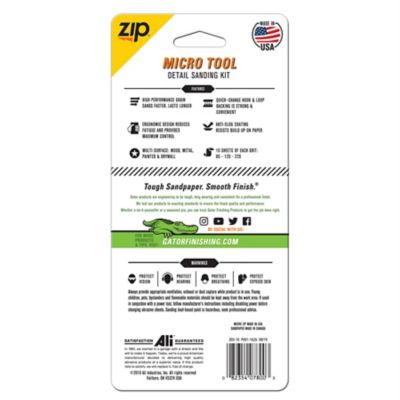 Image showing  Assorted Grits Gator Micro Zip Detailed Sanding Tool