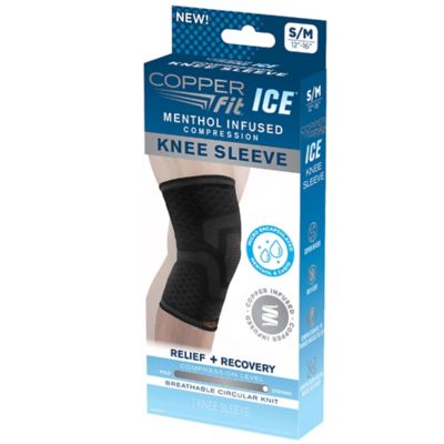 Image showing 6 th Copper Fit Ice Knee Sleeve, Small