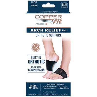 Copper Fit Arch Relief Compression Band with Insert, 2 pc.