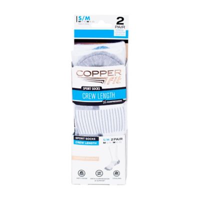 Image showing  Unisex Adult Crew Socks, 2-Pairs