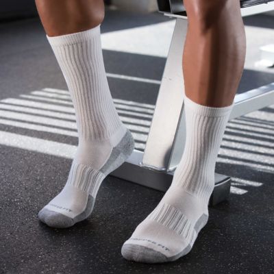 Image showing  Unisex Adult Crew Socks, 2-Pairs