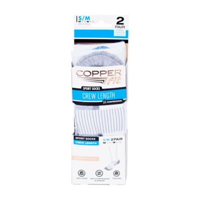 Copper Fit Unisex Crew Socks