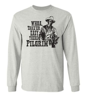 Lost Creek Men's Long-Sleeve Printed Pilgrim T-Shirt