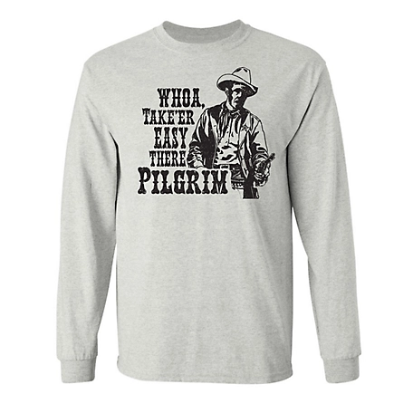 Lost Creek Men's Long-Sleeve Printed Pilgrim T-Shirt