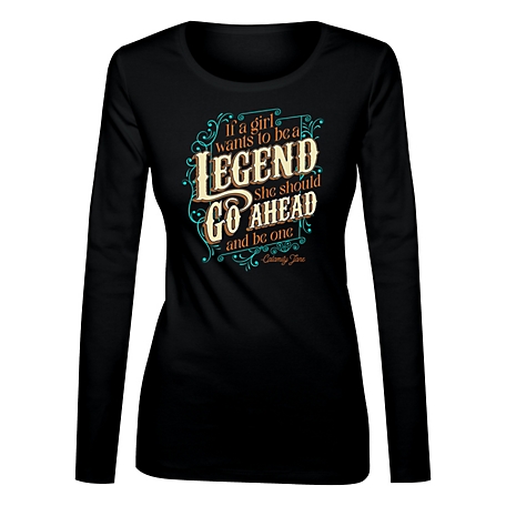 Lost Creek Women's Long-Sleeve Printed Go Ahead T-Shirt