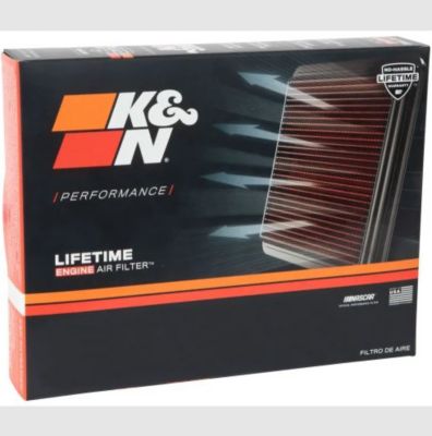 Image showing 8 th K&N Premium High Performance Washable Engine Air Filter, 33-2194