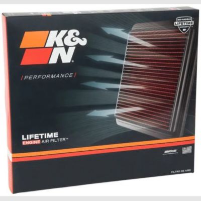 Image showing 10 th K&N Premium High Performance Washable Engine Air Filter, 33-2233
