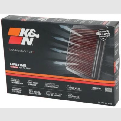 Image showing  Premium High Performance Replacement Engine Air Filter, Washable, 33-2414