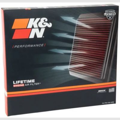 Image showing 11 th K&N Premium High Performance Replacement Engine Air Filter, Washable, 33-2443