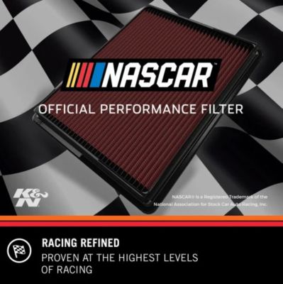Image showing 11 th K&N Premium High Performance Washable Engine Air Filter, 33-2451