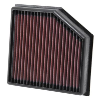 K&N Premium High Performance Replacement Engine Air Filter, Washable, 33-2491