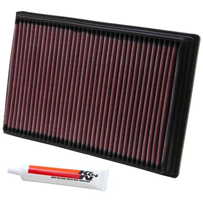 K&N Premium High Performance Replacement Engine Air Filter, Washable, 33-2649