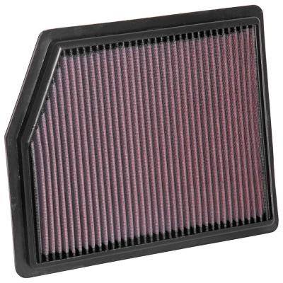 K&N Premium High Performance Replacement Engine Air Filter, Washable, 33-2713