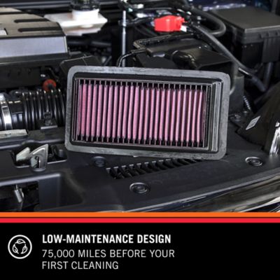 Image showing  High Performance Premium Washable Powersport Engine Air Filter, 33-2996