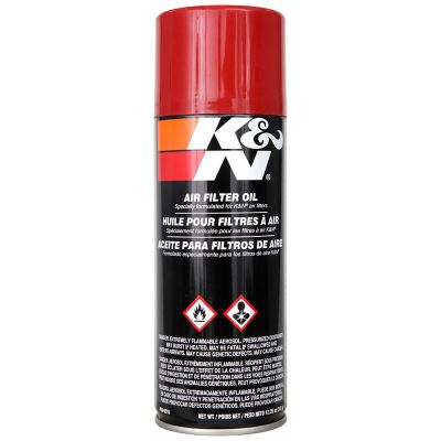 K&N Air Filter Oil, Restore Engine Air Filter Performance and Efficiency, 12.25 oz. Aerosol