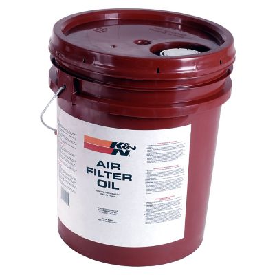 K&N Air Filter Oil, Restore Engine Air Filter Performance and Efficiency, 5 gal.