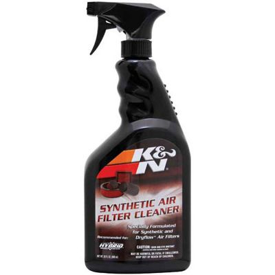 K&N Synthetic Air Filter Cleaner and Degreaser, Restore Engine Air Filter Performance, 32 oz. Spray Bottle