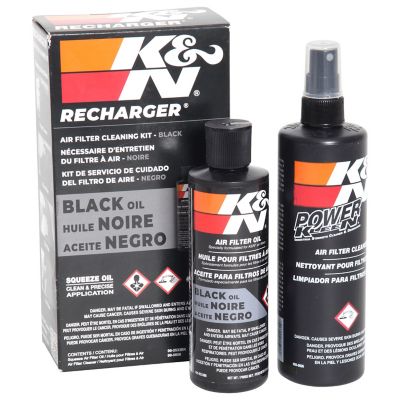 Image showing  Squeeze Bottle Filter Cleaner and Black Oil Air Filter Cleaning Kit