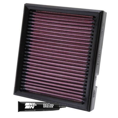 K&N High Performance Powersport Engine Air Filter, 2006-2011 BAJAJ (Pulsar 150, Pulsar 180, Pulsar 220, Pulsar 200) BA-2201
