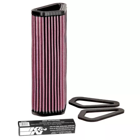 K&N Powersport High Performance Engine Air Filter Ducati Diavel 2007-2018 Carbon Diesel Titanium and More Automotive Air Filters