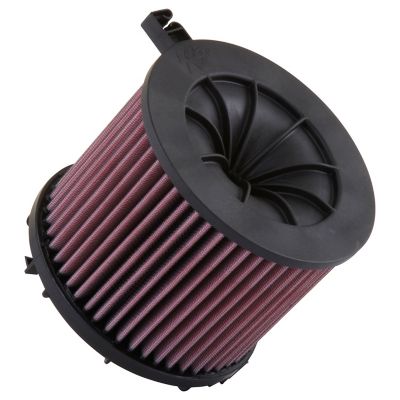 K&N Premium High Performance Replacement Engine Air Filter for 2015-2021 Audi Models, Washable, E-0648