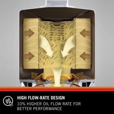 Image showing 6 th K&N Premium Oil Filter, HP-1002