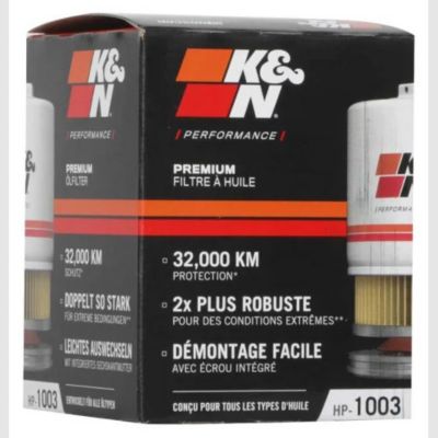 Image showing 9 th K&N Premium Oil Filter, HP-1003