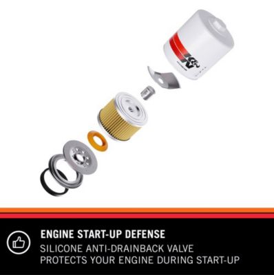 Image showing 5 th K&N Premium Oil Filter, HP-2009