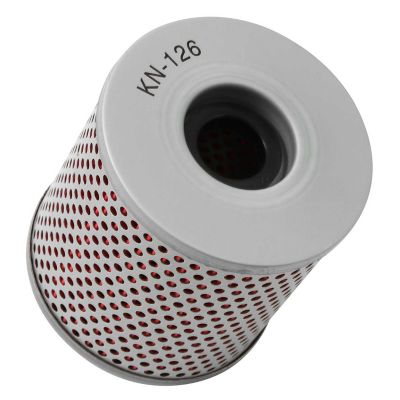 K&N Premium High Performance Motorcycle Oil Filter, Designed to be used with Synthetic or Conventional Oils, KN-126