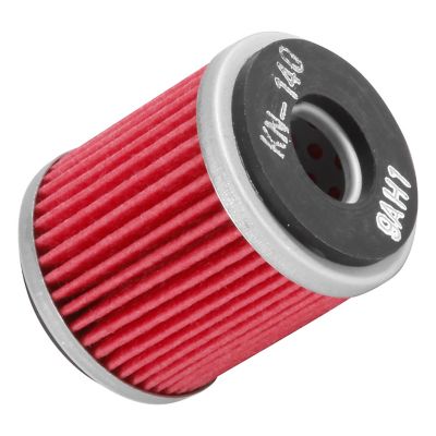 K&N Premium High Performance Motorcycle Oil Filter, Designed to be used with Synthetic or Conventional Oils, KN-140