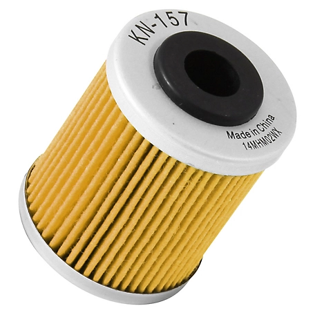 K&N Premium High Performance Motorcycle Oil Filter, Designed to be used with Synthetic or Conventional Oils, KN-157