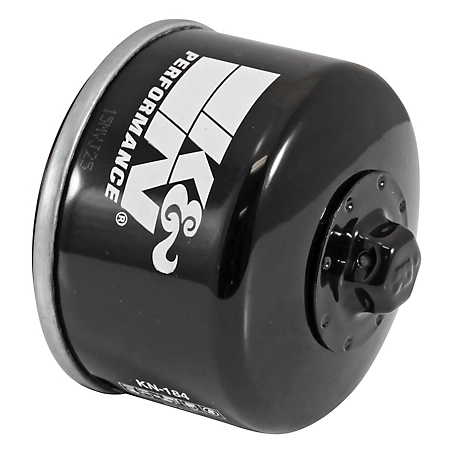 K&N Premium High Performance Motorcycle Oil Filter, Designed to be used with Synthetic or Conventional Oils, KN-184