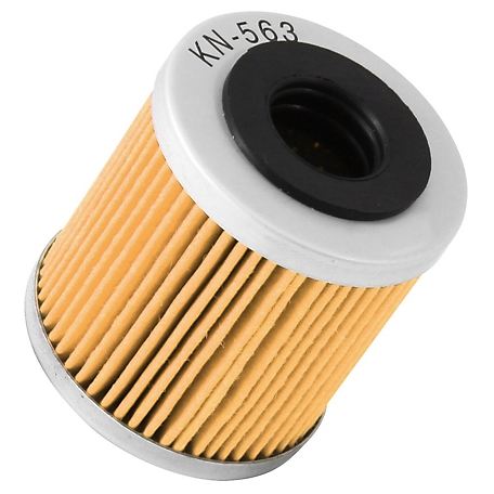 K&N Premium High Performance Motorcycle Oil Filter, Designed to be used with Synthetic or Conventional Oils, KN-563