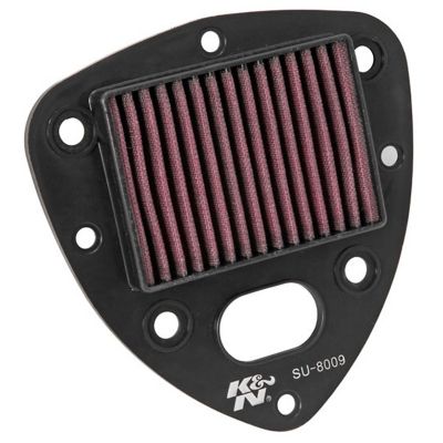K&N Premium High Performance Powersport Air Filter, SU-8009
