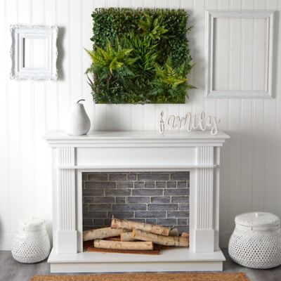 Image showing  Indoor/Outdoor UV-Resistant Artificial Living Plant Wall, 29 in. x 29 in.