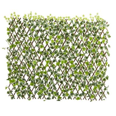 Nearly Natural 39 in. UV-Resistant and Waterproof English Ivy Expandable Fence