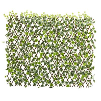 Nearly Natural 39 in. Artificial UV-Resistant and Waterproof English Ivy Expandable Fence