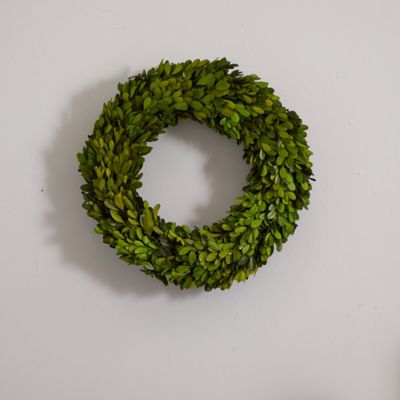 Image showing  14 in. Preserved Boxwood Wreath