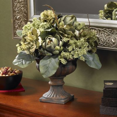 Image showing  Artichoke Centerpiece Silk Flower Arrangement