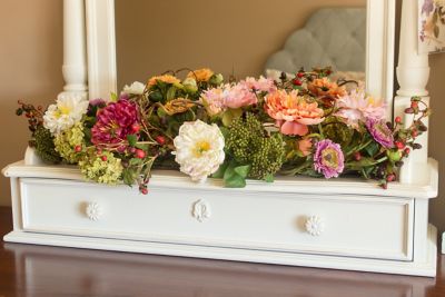 Image showing  3 ft. Silk Mixed Peony Flower Centerpiece