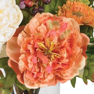 Image showing  10 in. Silk Peony Arrangement