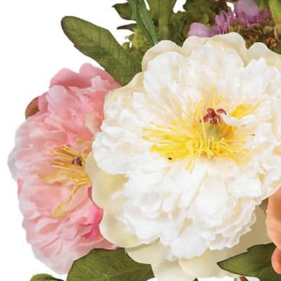 Image showing  10 in. Silk Peony Arrangement