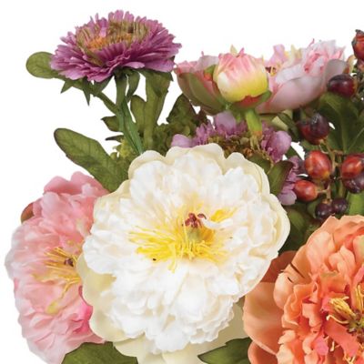 Image showing  10 in. Silk Peony Arrangement