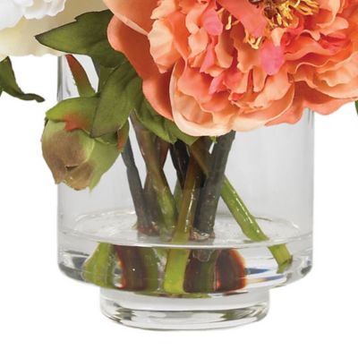 Image showing  10 in. Silk Peony Arrangement