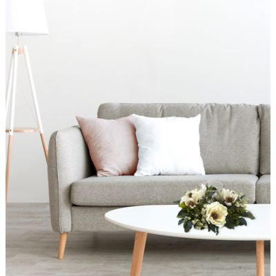 Image showing  6 in. Faux Magnolia Silk Flower Candelabrum Arrangement